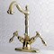 Kingston Brass Tudor 2-Handle Bathroom Faucet W/Brass Pop-Up & Cover Plate, Brass KS1432TAL - alternate 3